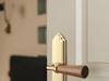 Vintage-Style Zinc Alloy Mute Door Handle for Bedrooms