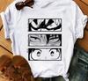 Japanese Anime My Hero Academia Graphic Fun Print T Shirt Fashion Women Retro Cotton T-shirt  Summer Loose Y2K Top T-Shirt