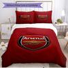 3pcs Duvet Cover Set (1*Duvet Cover + 2*Pillowcase, Without Core), Football team.C Print Soft All‑Season Bedding Set, Home Bedroom Decor Gift