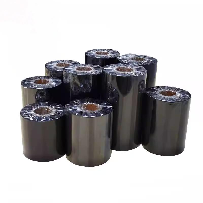 Enhanced Wax Thermal Transfer Ribbon 110mm * 300m for Barcode Printer Label Printing (black,TW13) чёрный
