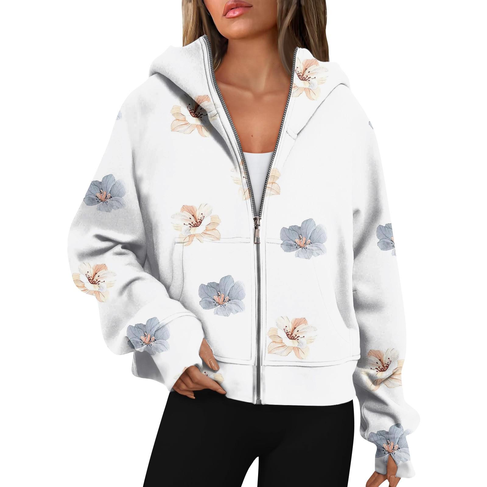 

Женские толстовки с длинным рукавом, повседневные толстовки на молнии, толстовки с отверстиями для большого пальца, пальто, куртки с карманами S жёлтый