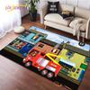 British Classic Animated Fireman Sam Carpet for Living Room Bedroom Area Rugs Kitchen Door Kids un-slip floor Mats birthday gift