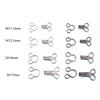 100pcs Sewing Hook And Eye Latch Set 11.5-17mm Large Hooks And Eyes Closure For Bra Clothing Trousers Skirt Sewing DIY Craft
