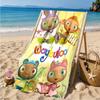 Waybuloo Adventures Beach Towel Microfiber Beach Towel, Lightweight and Quick-Dry, for Summer Travel, Swimming Pool Fan Birthday Gift