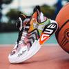 Boys' Waterproof Leather Basketball Shoes – Non-Slip, Wear-Resistant with Rotary Buckle for Students