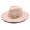 Hat Winter Hemming M Top Hat Men'S And Women'S Big Brim British Fan Wool Gentleman'S Hat