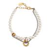 Ozel SW Pearl MIX Chain Combe Bracelet PB060B