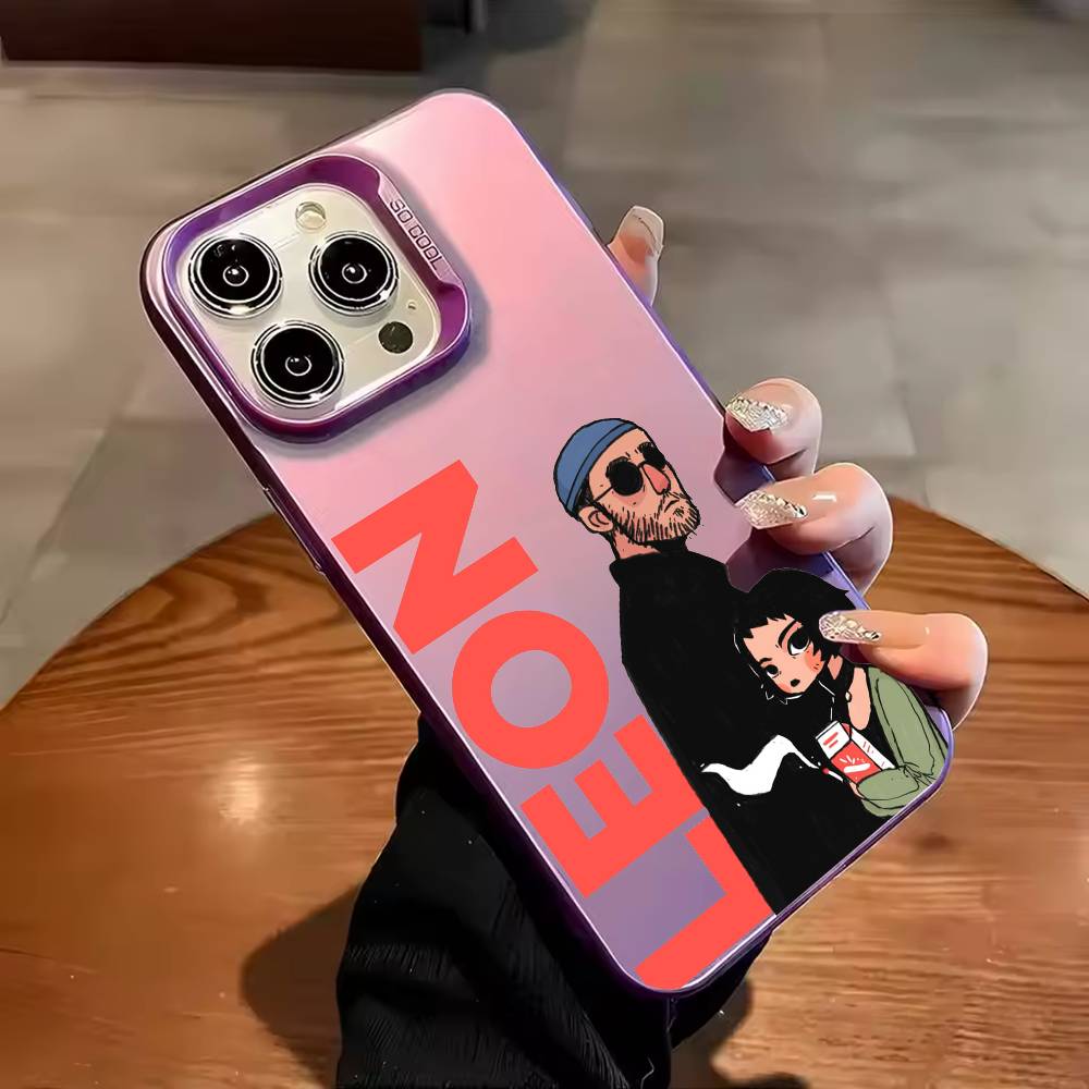 

Leon T-the professional Phone Case For iPhone 17,16,15,14,13,12,11,Pro Max,Plus Candy Silver Cover iPhone12