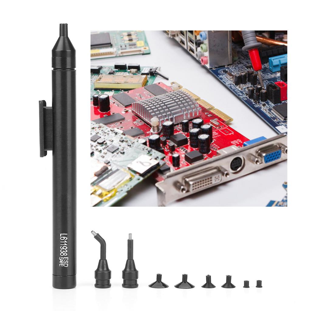 Manuelle Vakuum-Lötsaug-Stift Löt-Saug-Aufnahme-Werkzeug-Kit mit Saugern für IC SMD Saug-Aufnahme-Werkzeug IC SMD Aufnahme-Werkzeug