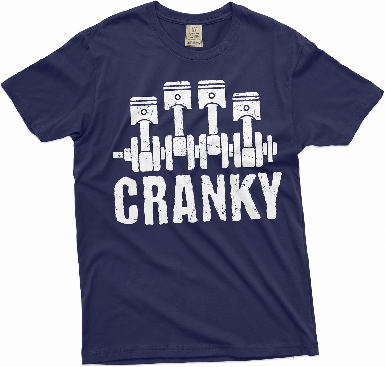 Men s Funny Mechanic Tee Cranky Shirt Car Engine Tee Dad Tee Mechanics Shirt S