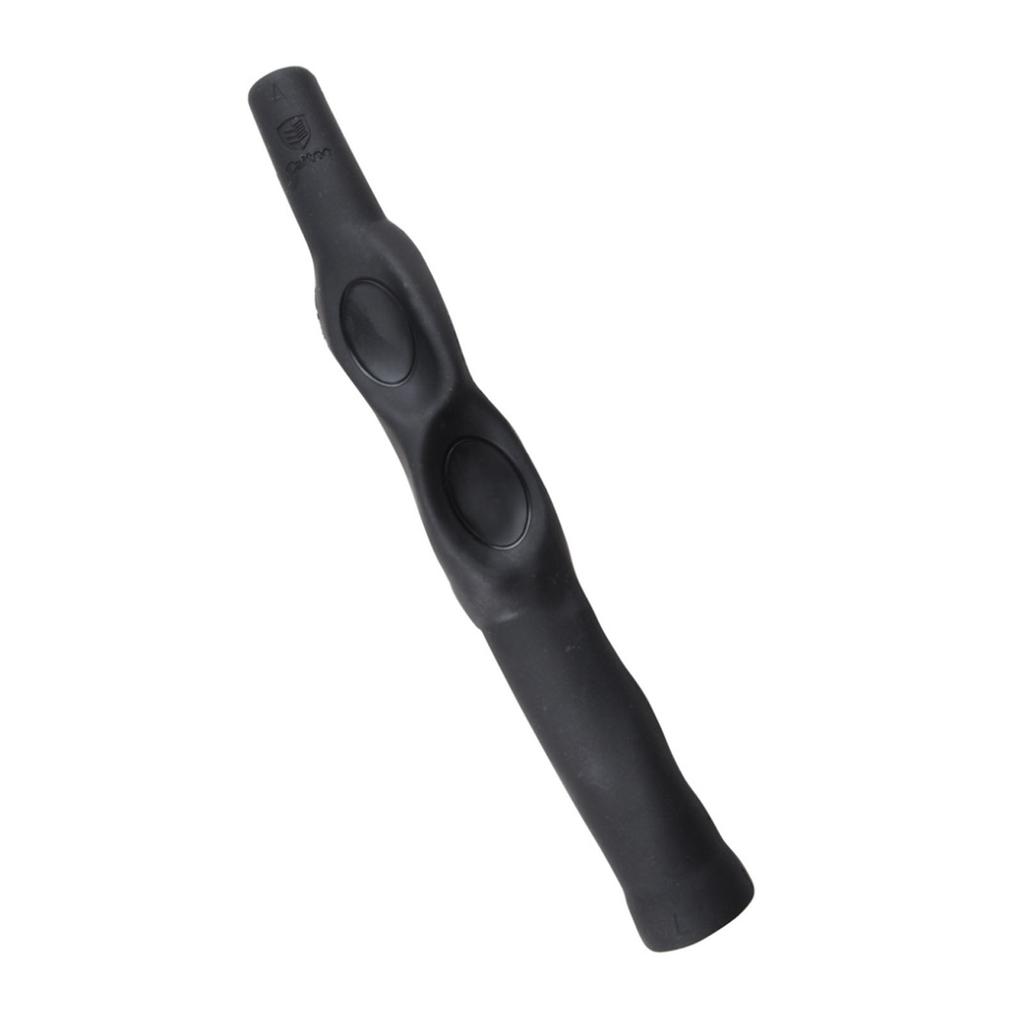 Golf Grip Trainer Anti Slip Ergonomic Rubber Golf Grip Training Aid for Correcting Hand Position Black