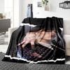 1Pc Ethereal Violinist Shadows Blanket For Couch Bed Plush Cozy Fuzzy Blanket Super Soft Warm Blankets For Fall And Winter 0918164