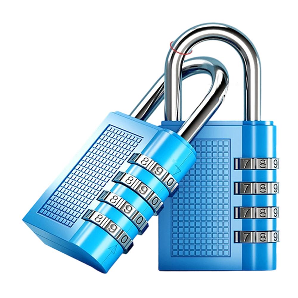 HB04 Velký zinkový 4místný visací zámek na kód Vodotěsný Zámek proti krádeži pro kolejní zavazadla Posilovnu