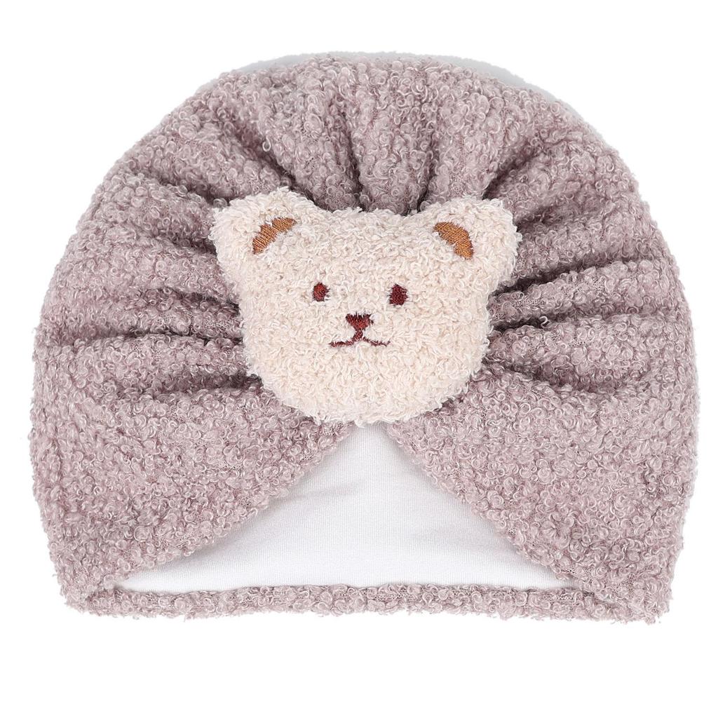 Berretto Cartone Animato in Pile Teddy per Bambini - Caldo Cappello Autunno/Inverno, 15 Colori