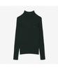 LACOSTE Women'S Ribbed Merino Wool Mock Neck Sweater Af4189-55N Yzp