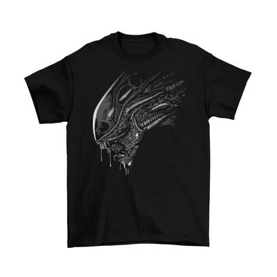 Alien Kopf T-Shirt Unisex Baumwolle Ridley Aliens Covenant Predator Halloween Neu