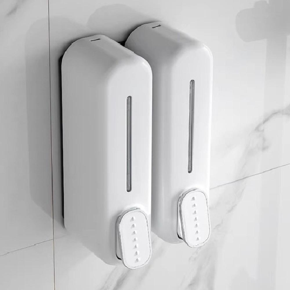 Touch-Free Wall Mount Soap Dispenser Hygienic Hand Soap Dispenser Manual Shampoo Dispenser  Kitchen