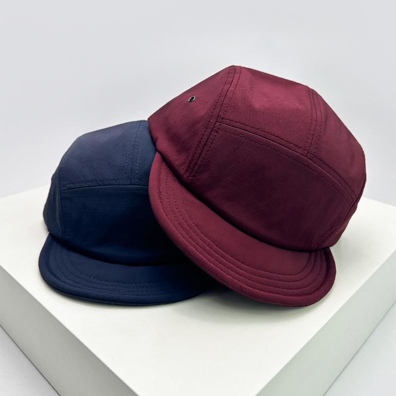 And Women Vintage Fast Drying Solid Color Short Eaves Baseball Caps Minimalist Air Permeable Sports Sun Protection Peaked Hats All-Match Trendy Ins