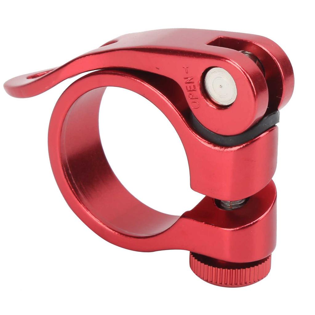 Aluminum Alloy Quick Release Seat Clamp for Road and Mountain Bicycle for XTC68 31.8mm(Red )