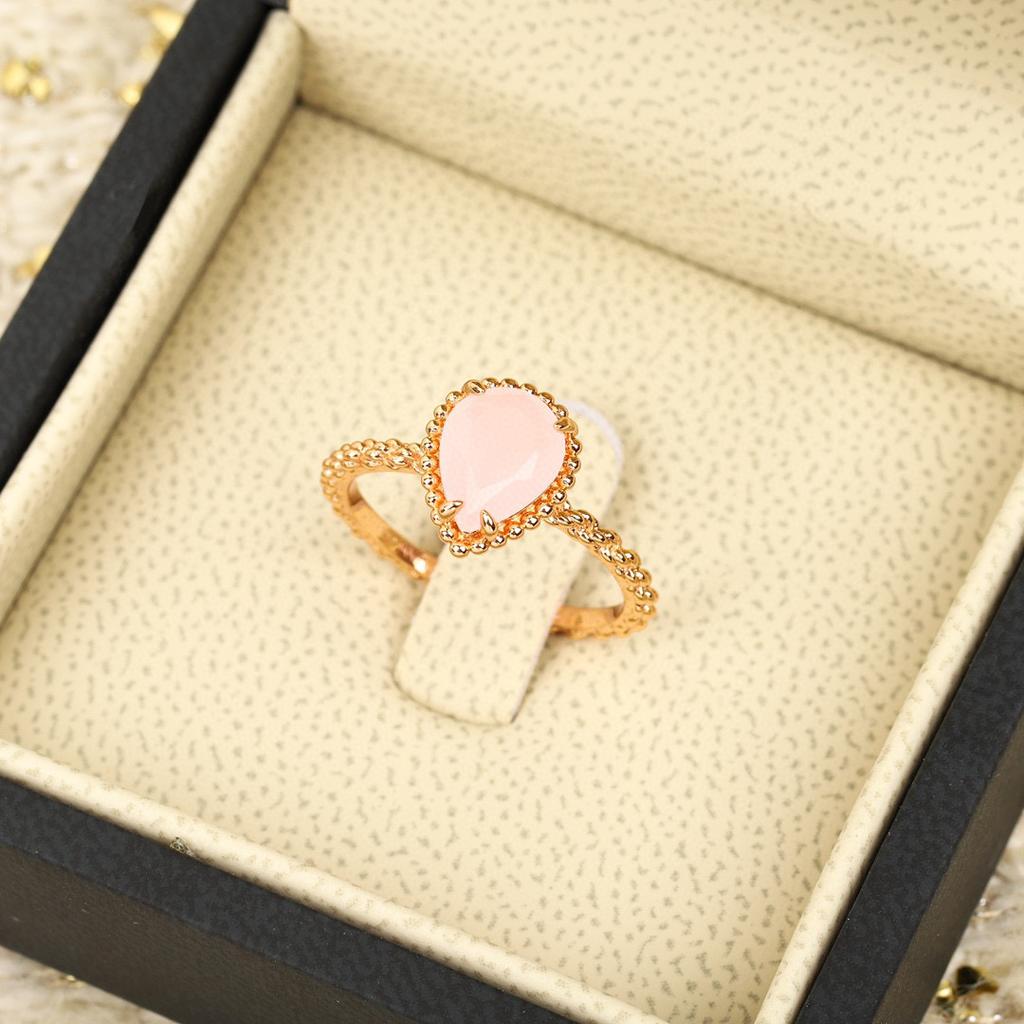 New Vintage Hot Brand Women's Ring Luxury Designer Jewelry For Women Fashion Pure 925 Sterling Silver Lady Water Drop Rings