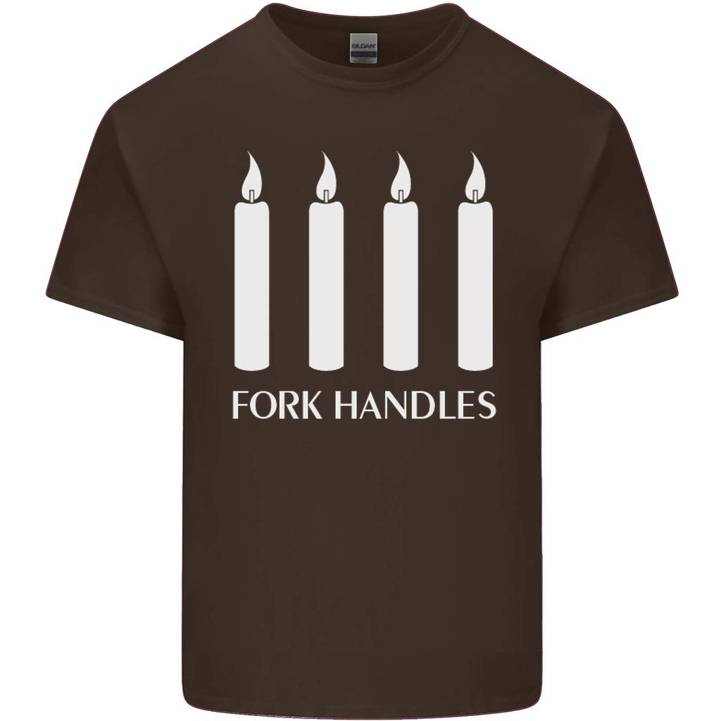 Four Candles Fork Handles Funny Two Ronnies Unisexs Light Cotton TShirt