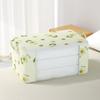 New Flower Visible Quilt Storage Bag With Reinforced Handle For Blanket Comforters Bed Sheets Pillows Toy Dustproof Closet Under-Bed Storage Organizer
