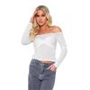Missy Empire Womens/Ladies Overlay Sheer Knit Bralette Top