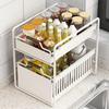 Multifunctional Pull-Out Cabinet Storage Shelf
