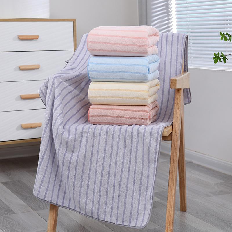 Large Bath Towels Drying Shower Towel Soft Absorbent Bathrobe Microfiber Towels Bathroom Washcloth Bathing Robe 70x140cm