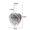 2 Pieces Embroidery Needle Threader Holders Portable Heart Shaped Threading Tool for