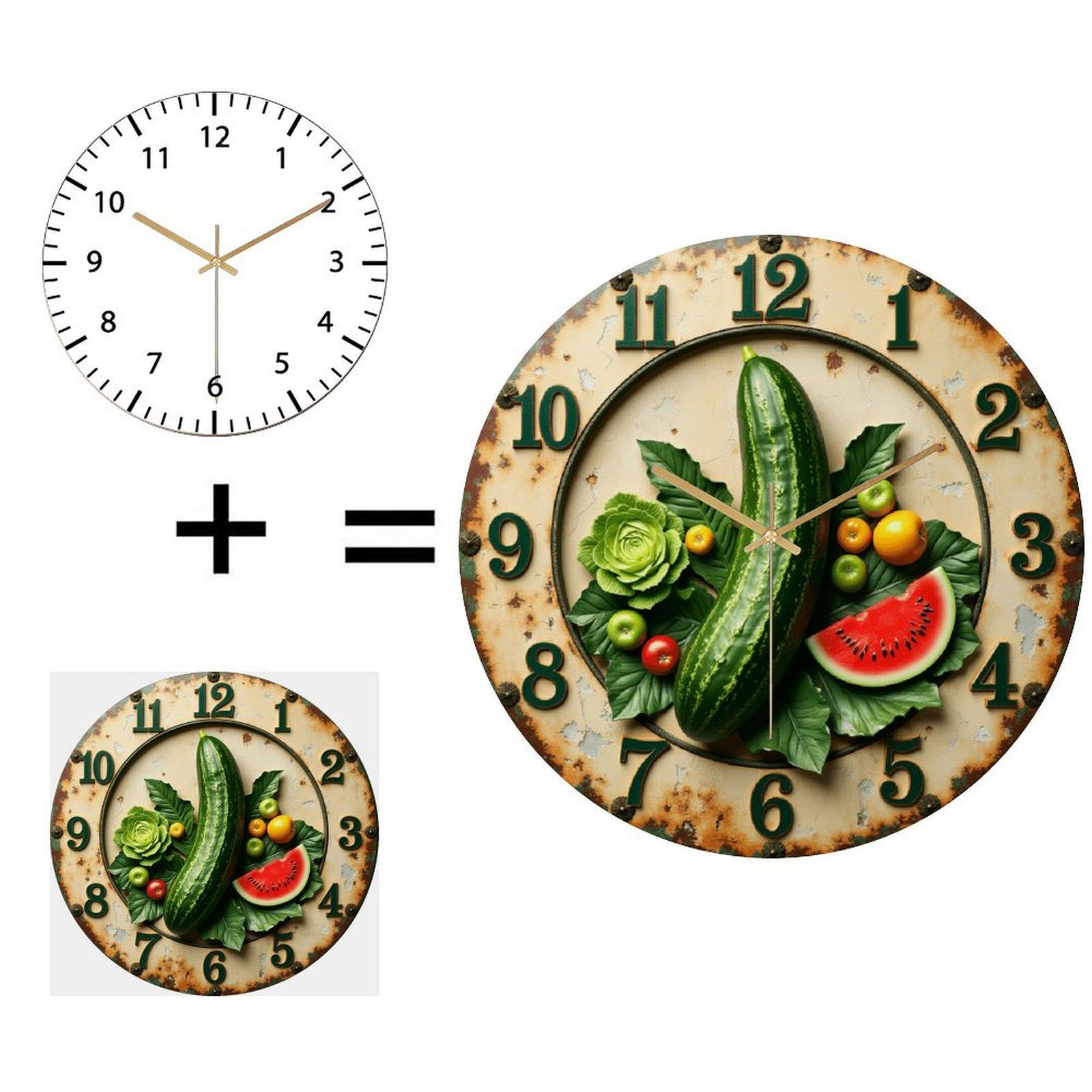 30x30cm Round Wall Clock Shipped in Strong, Retail-Ready Packaging for (White,12 in(30.48cm))