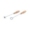 Two-Handed Steel Wood Rod Instruments for Physics Experiments Bulk Supplies for School Laboratories Environmental Lab Supplies