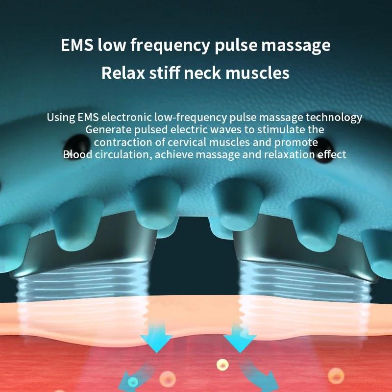 Electric Cervical Massager Spine Stretch Neck Shoulder Cervical Muscle Relaxation Device Shoulder Massag Pillow Spine Correction