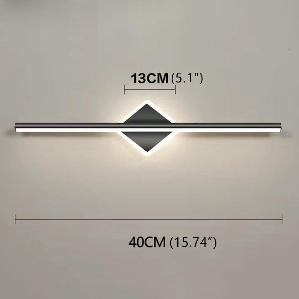 

Современные светодиодные настенные светильники с золотым черным зеркалом, фары с основанием, настенные бра для ванной комнаты, спальни, гостиной, внутреннего освещения Warm light