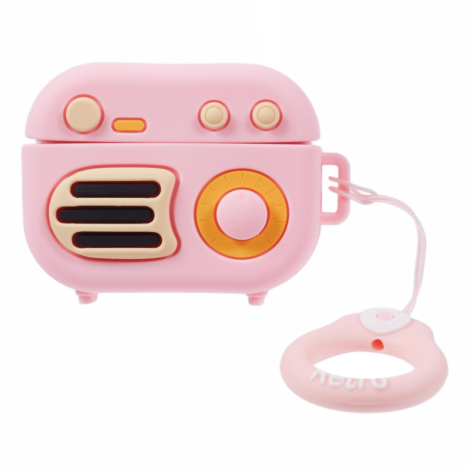 For Apple AirPods Pro Bluetooth-compatible Earphones Silicone Cover Speaker Shape Protective Case A