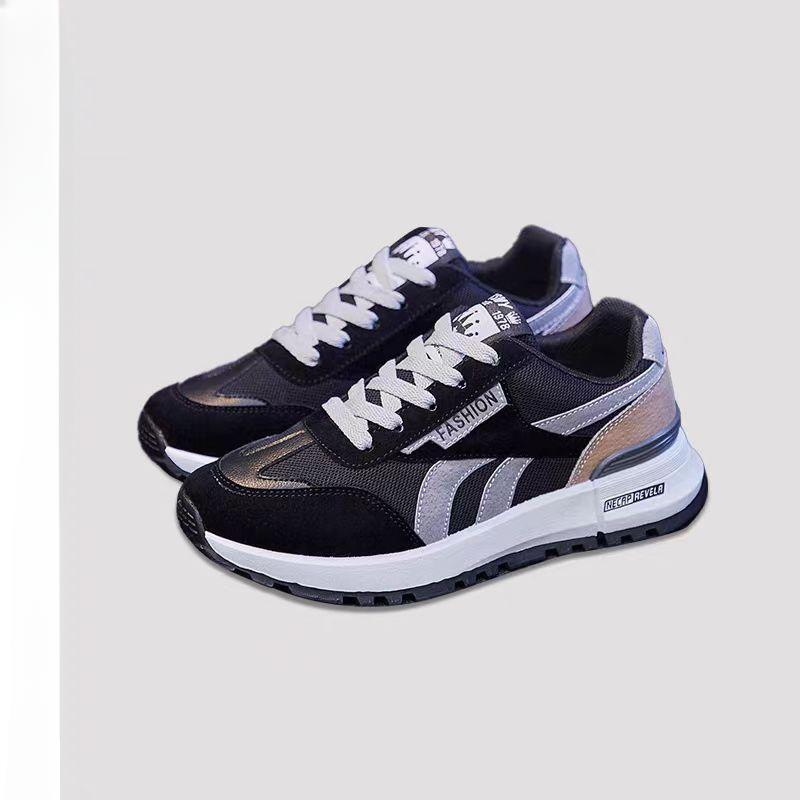 New Couple Sports Clunky Sneakers for Women Casual Versatile Spring and Autumn plus Size Lightweight Student Running Argan Shoes