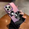 Black Butler Phone Case For iPhone 16 15 14 13 12 11 Plus Pro Max multicolor Aurora laser Shockproof Funda Cover