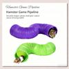Flexible Retractable Hamster Tunnel, Corrugated Plastic Tube Toy, Bendable Hideout for Small Pets, Cage Accessories