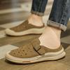 Summer Men Sandals Genuine Leather Mens Casual Shoes Outdoor Men Leather Sandals for Men Beach Shoes Roman Mens Shoes