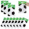 Soccer Theme Party Favor Football Reusable Straw Funny Puzzle Sticker Keychain Braclet Children's Birthday Party Decoration Gift