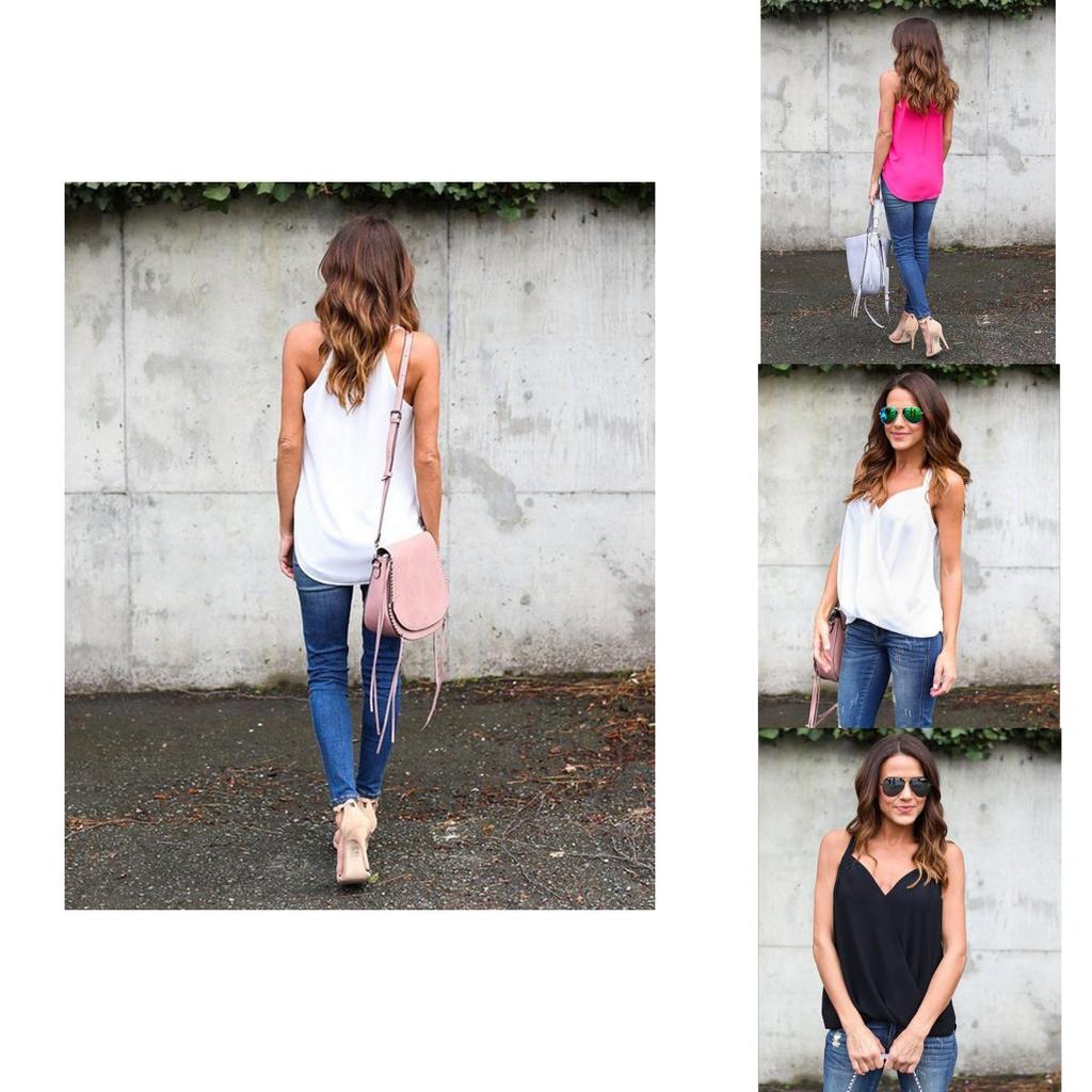 Elegant Summer Plus Size Women Blouse With V Neck And Sleeveless Design For Casual Wear