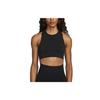 Nike X MMW Kooperation Einfarbig Halb-Reißverschluss Lässig Atmungsaktiv Ärmellos Sport-BH Damen Unterwäsche Schwarz DR5368-010