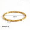 Retro Stainless Steel Bracelet For Ladies With Electroplated Finish For Casual Wear