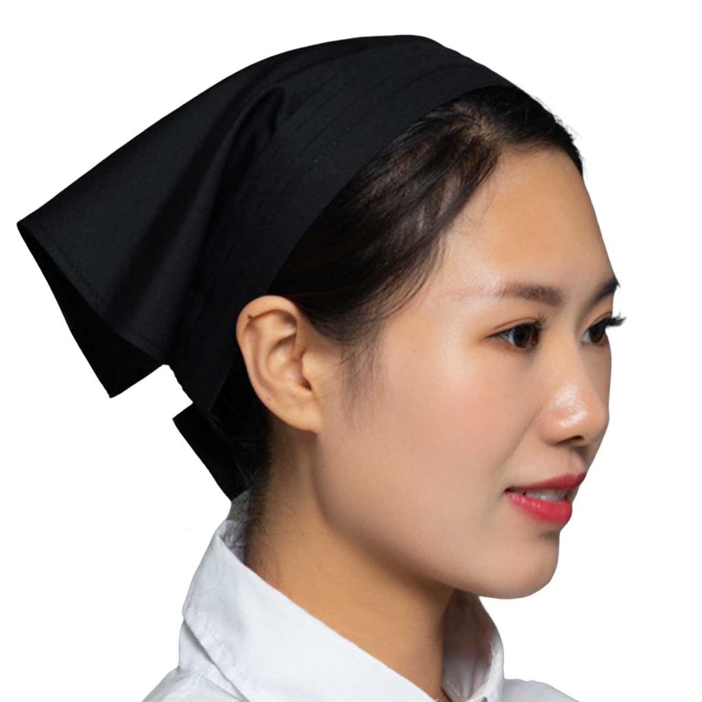 Working Cap Restaurant Triangle Hair Kerchief Vintage Fashion Cotton Chef Hat Hygiene Work Cap for Restaurant Accessories