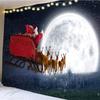 Modern Fashion Style Santa Claus Pattern Wall Hanging Home Decor Tapestry Bedroom Room Background Wall Christmas Tapestry