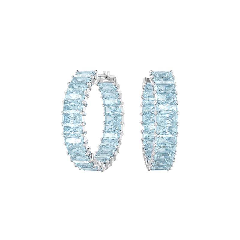 Swarovski Matrix earring set cubic zirconia rhodium plated earrings for women 5659037