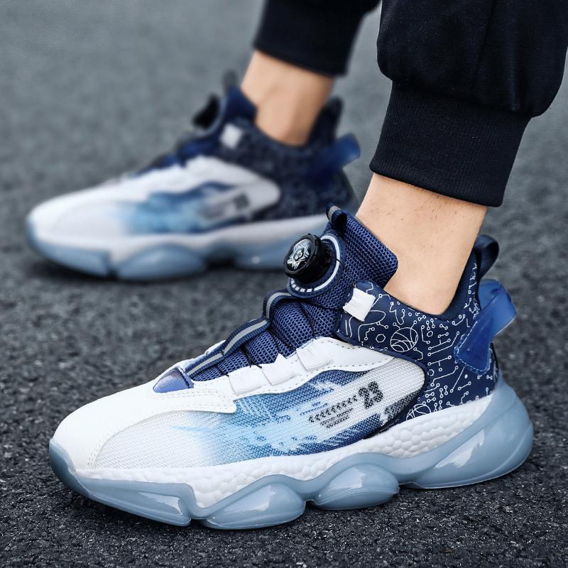 Autumn New Mesh Breathable Basketball Sports Shoes Sports Shock Absorption Casual Running Tide Shoes