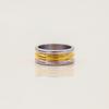 Yori Modern Minimalist 18K Gold PVD Plated Stainless Steel Ring for Women Popular Daily Classy Waterproof Jewelry Accessory