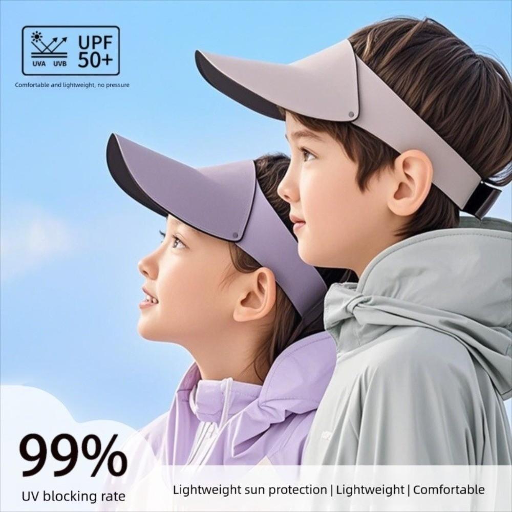Quick-dry Kids Sunshade Hat Seamless Children's Sunscreen Cap Multicolor Summer Kid Sunhat  Boys