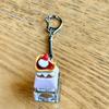 Cute Kawaii 3D Strawberry Toast Keycap Keychain Pressable Switch Backpack Pendant for Teens Gift